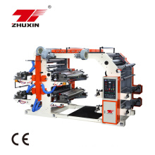 zhuxin High Speed 4 Color Logo Flexographic Printing Machines